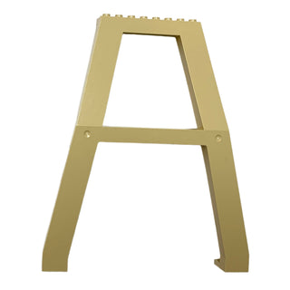 Support Crane Stand Double - No Studs on Cross-Brace, Part# 2635b Part LEGO® Tan  