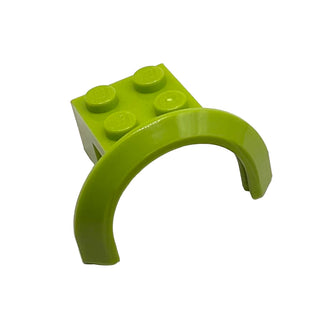 Vehicle, Mudguard 4 x 2 1/2 x 1 2/3 with Arch Round, Part# 50745 Part LEGO® Lime