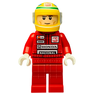 Ayrton Senna, twn497 Minifigure LEGO® Like New with Helmet
