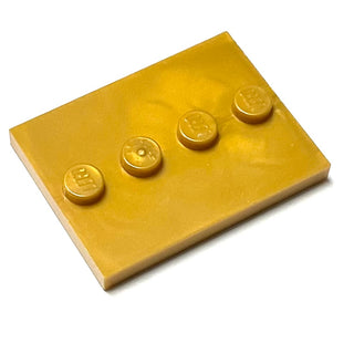 Tile Modified, 3x4 with 4 Studs in Center (Minifigure Stand), Part# 88646
