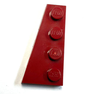 Wedge, Plate 4x2 Left, Part# 41770 Part LEGO® Dark Red