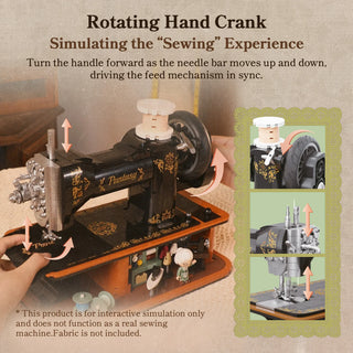 Hand Crank Sewing Machine, 85028 Building Kit Pantasy®