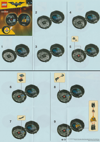 5004929-Batman Battle Pod polybag - INSTRUCTIONS ONLY Instructions LEGO®