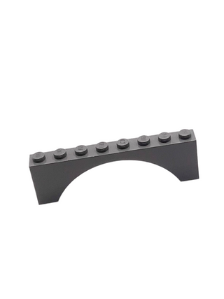 Arch 1x8x2, Part# 3308 Part LEGO® Dark Gray
