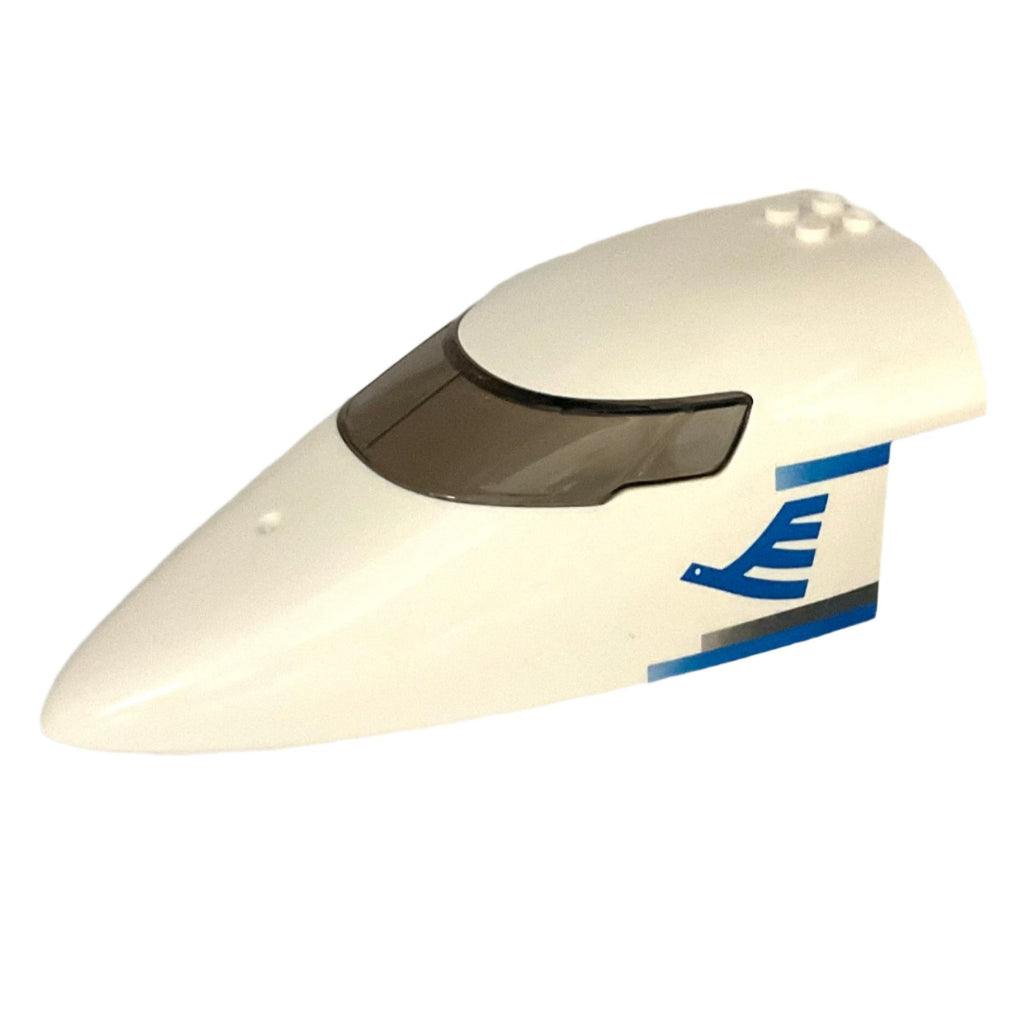 Aircraft Fuselage Forward Top Curved 8x16x5 with Trans-Brown Glass wit ...