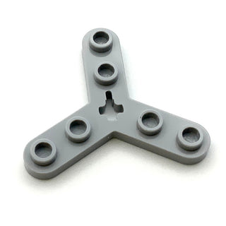 Technic, Plate Rotor 3 Blade with Smooth Ends and 6 Studs (Propeller), Part# 32125 Part LEGO® Light Bluish Gray  