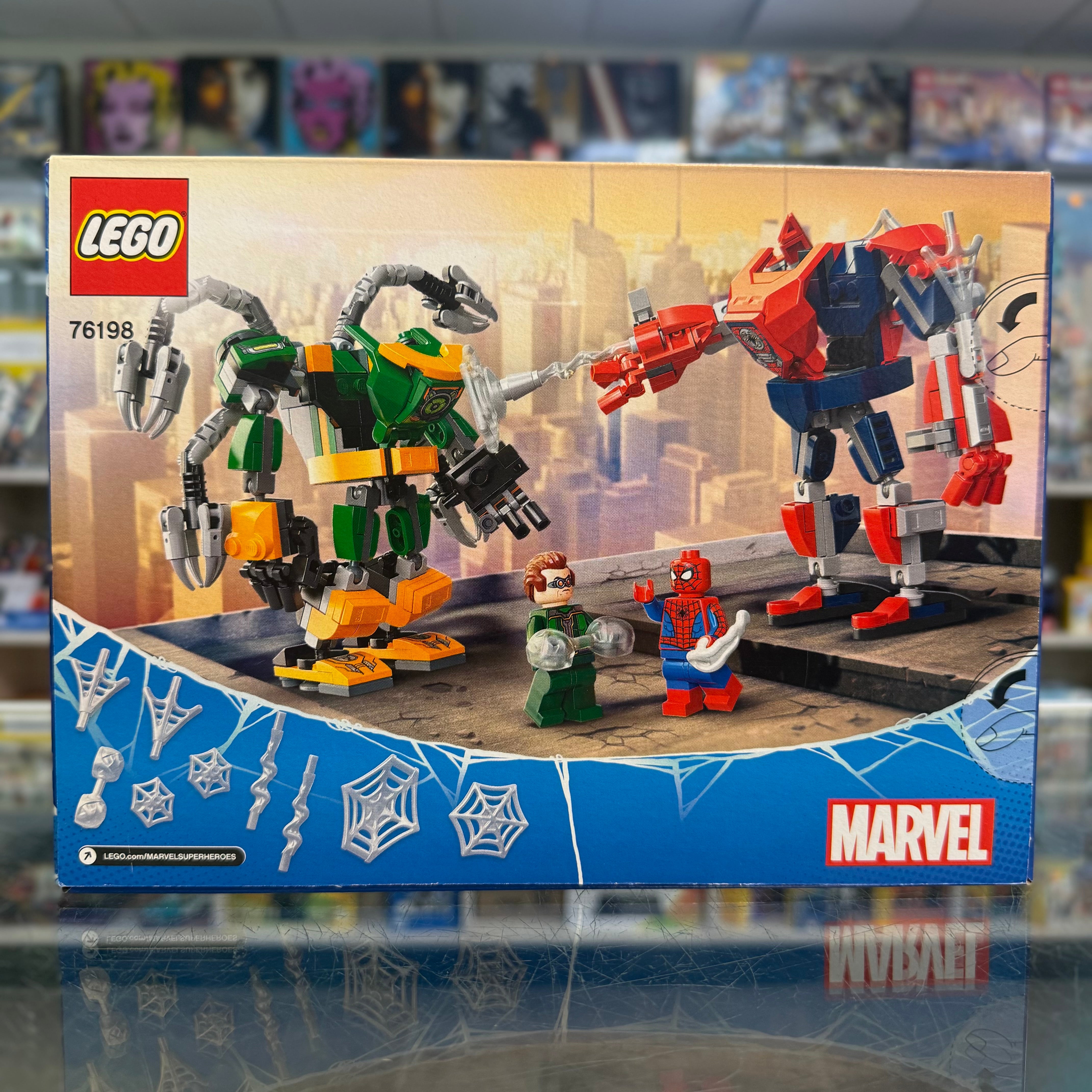 Lego Spider Man Mech Spider-Man Doctor Octopus Mech Battle, 76198