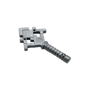 Minifigure Weapon Lightning Rod Pixelated (Minecraft), Part# 65505f Part LEGO® Flat Silver (Iron)