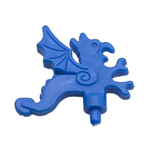 Minifigure, Plume Dragon, Part# x47 Part LEGO® Blue Very Good