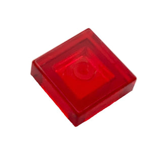 Tile 1x1, Part# 3070 Part LEGO® Trans-Red  