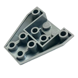 Wedge 4 x 4 Triple Inverted with Connections between 2 Studs, Part# 4855 Part LEGO® Dark Bluish Gray