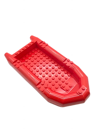 Boat, Rubber Raft, Large, Part# 62812 Part LEGO® Red