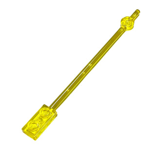 Bar 12L with 1 x 2 Plate End Hollow Studs and 1 x 1 Round Plate End, 99784 Part LEGO® Trans-Yellow  