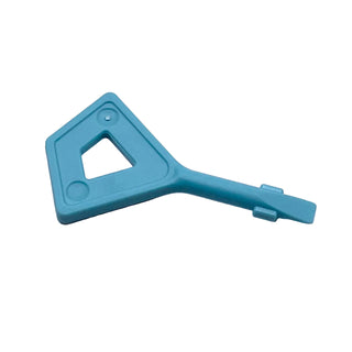 Tile Remover Key with Diamond and Screwdriver Ends, Part# 78169 Part LEGO® Medium Azure