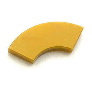 Tile Round Corner 2x2 Macaroni, Part# 27925 Part LEGO® Pearl Gold  