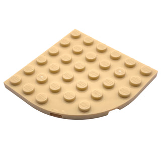Plate, Round Corner 6x6, Part# 6003 Part LEGO® Tan