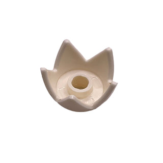 Minifigure, Headgear Crown Eggshell with 5 Points and Center Stud, Part# 39262 Part LEGO® White