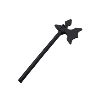 Minifigure, Weapon Axe, Halberd Elaborate, Part# 6123 Part LEGO® Black