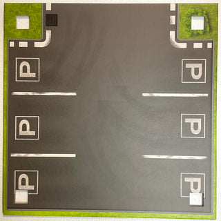 Paper, City Playmat, Double-Sided, Road Parking Site / Road Straight, Part# 6198075