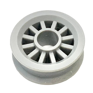 Wheel Spoked 2 x 2 with Pin Hole, Part# 30155. Part LEGO® Light Bluish Gray