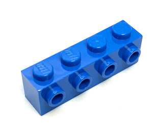Brick, Modified 1x4 with Studs on Side, Part# 30414 Part LEGO® Blue  
