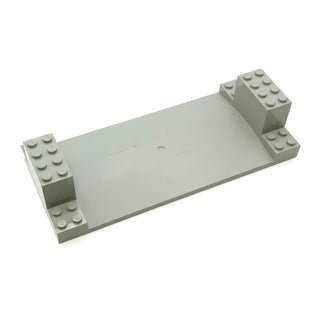 Baseplate, Raised Support 8 x 18 x 3 Roadway Base, Part# 30399 Part LEGO® Very Good - Light Gray  