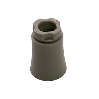 Plant, Palm Tree Trunk - Short Connector, Axle Hole with 2 Inside Prongs, Part# 2536d Part LEGO® Light Gray