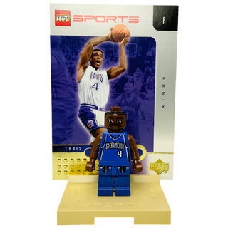 NBA Chris Webber, nba013 Minifigure LEGO® Like New with Stand