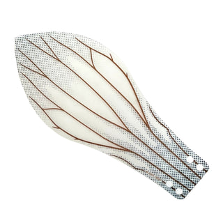 Trans-Clear Insect Wing with Veins Pattern, Part# 76039pls01 Part LEGO® Very Good