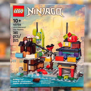 Micro NINJAGO City Markets, 40706 - LEGO® Ninjago Set Building Kit LEGO®