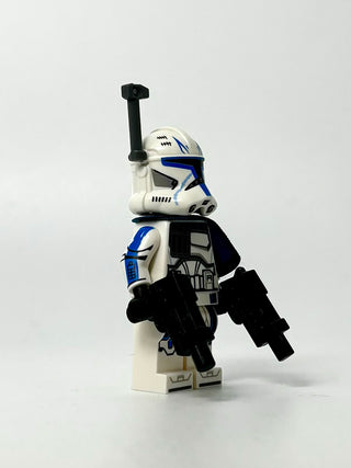 Clone Trooper Captain Rex, 501st Legion (Phase 2) - Blue Cloth Pauldron, Rangefinder, Printed White Arms - sw1315 Minifigure LEGO®   