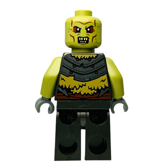 Orc - Olive Green Head, Pearl Dark Gray Armor, lor137 Minifigure LEGO®