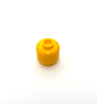 Minifigure, Head (Plain) - Hollow Stud, Part# 3626c Part LEGO® Bright Light Orange  