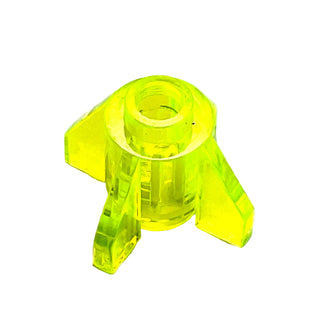 Brick Round 1x1 with Fins, Part# 4588 Part LEGO® Trans-Neon Yellow