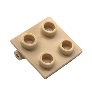 Hinge Brick 2 x 2 Top Plate, Part# 6134 Part LEGO® Tan