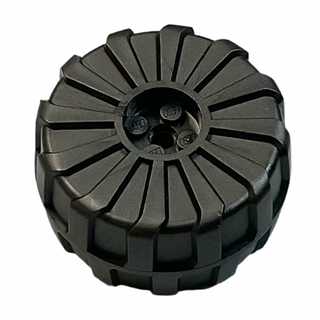 Wheel Hard Plastic Large (54mm D. x 30mm), Part# 2515 Part LEGO® Decent - Pearl Dark Gray  