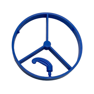LEGO® Minifigure, Plume Feather Wheel, 3 on Spure, Part# 4502 Part LEGO® Blue Only Small Plume Feather