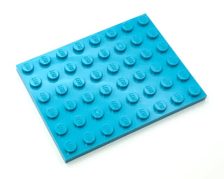 Plate 6x8, Part# 3036 Part LEGO® Medium Azure  