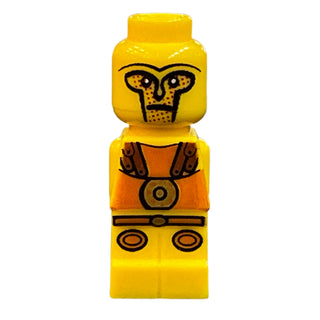 Microfigure Minotaurus Gladiator Yellow, 85863pb016 Minifigure LEGO®