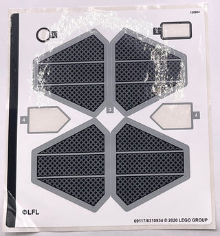 Sticker Sheet for Set Anakin's Jedi Interceptor, 75281-1 - (69117/6310934), Part# 75281stk01 Part LEGO®