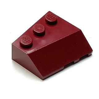 Wedge 3 x 3 Sloped Left, Part# 42862 Part LEGO® Dark Red
