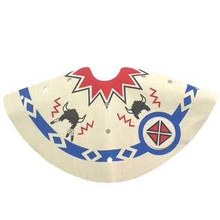 Cloth Tepee Cover with Buffalo Helmets Pattern, Part# x172px2 Part LEGO®