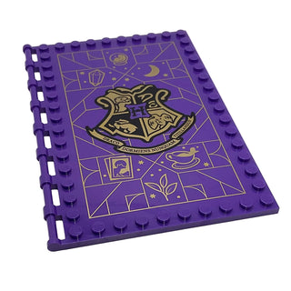 Tile, Modified 10x16 with Studs on Edges and Bar Handles with Hogwarts Divination Class Pattern, Part# 69934pb017