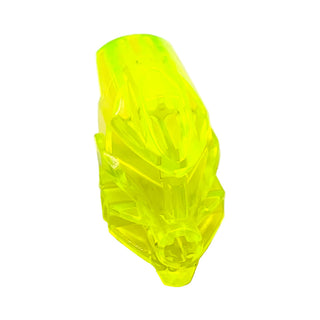 Bionicle Head Connector Block (Av-Matoran), Part# 60901 Part LEGO® Trans-Neon Green
