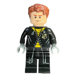 Cedric Diggory - Black and Yellow Uniform, Shirt Tail, hp179b Minifigure LEGO®