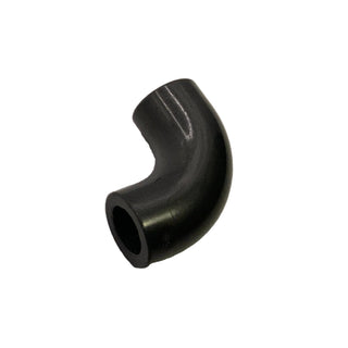 Brick, Round Tube 1 x 1 d. 90 degrees Elbow Macaroni - No Stud - Type 2 - Axle Hole, Part# 25214