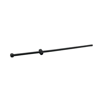 Bar 16L with Open Stud, Tow Ball, and Slit (Windsurfer Mast), Part# 30219 Part LEGO® Black
