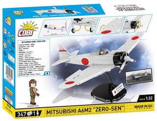 COBI Mitsubishi A6M2 "Zero-Sen" Fighter: Set #5729 Cobi Kit Cobi Toys