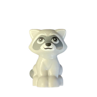 Raccoon with Dark Bluish Gray Markings, 77110pb03 LEGO® Animals LEGO®