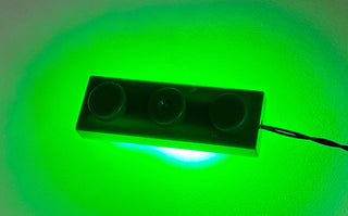 1x3 LED Light-up Plate, DIY System, LB1x3 DC Custom Parts United Brick Co® Green